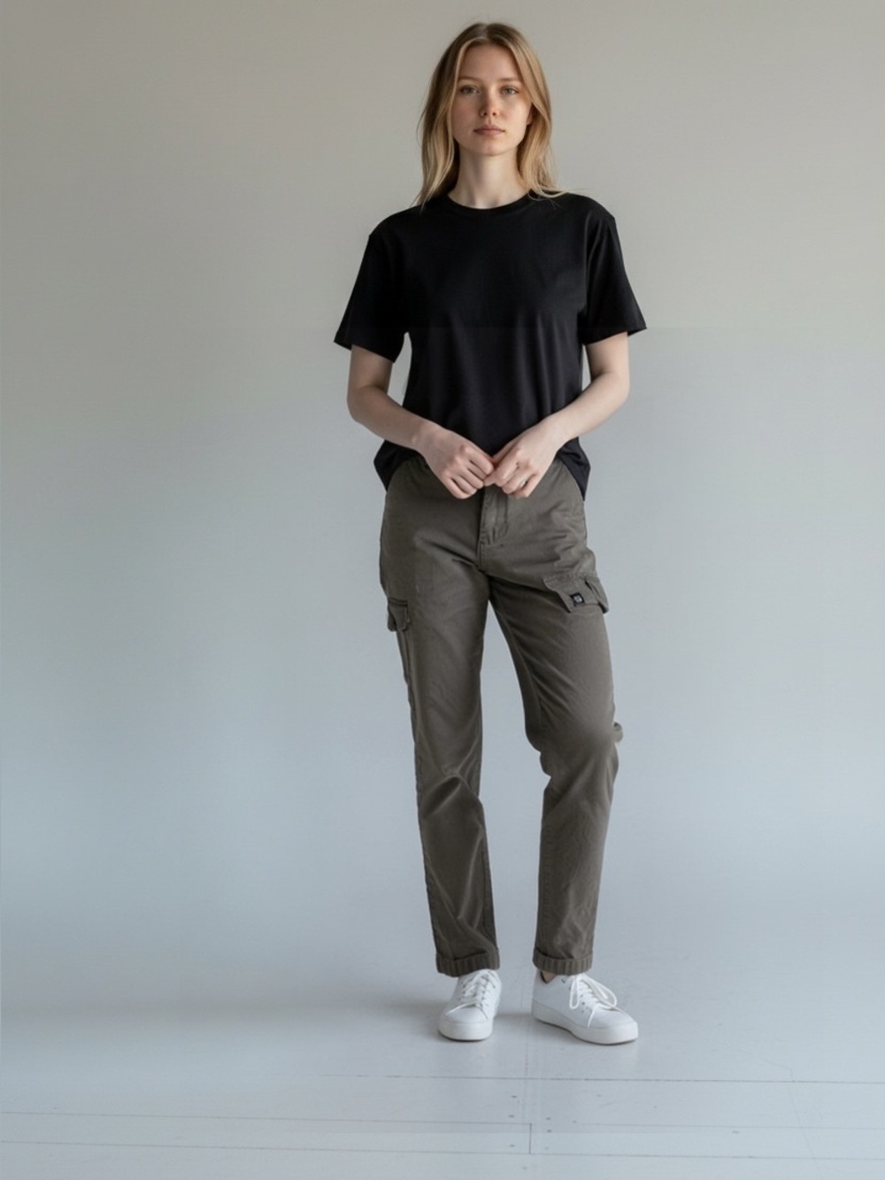Stussy Cargo Pants Charcoal Gray Sz M